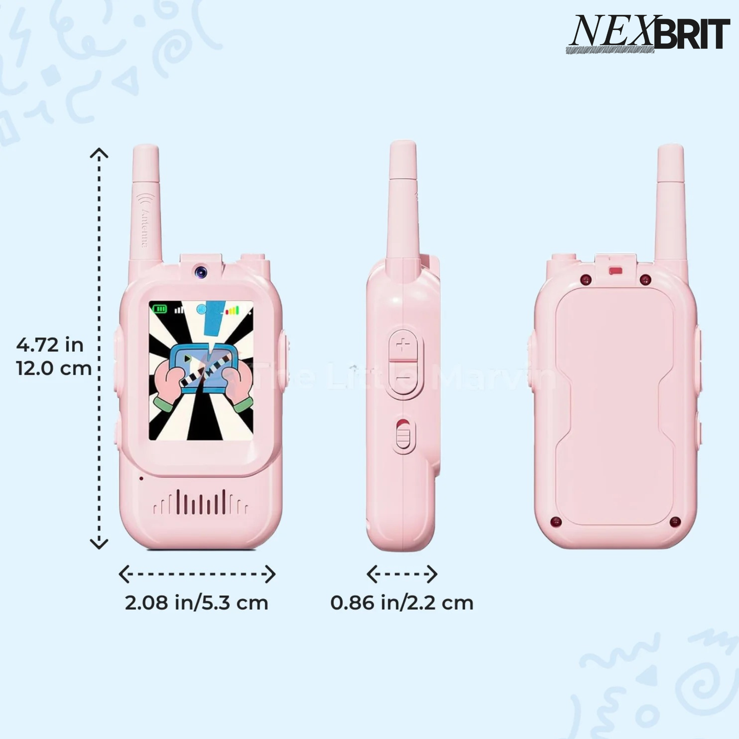NEX BRIT™ Digital Walkie-Talkie