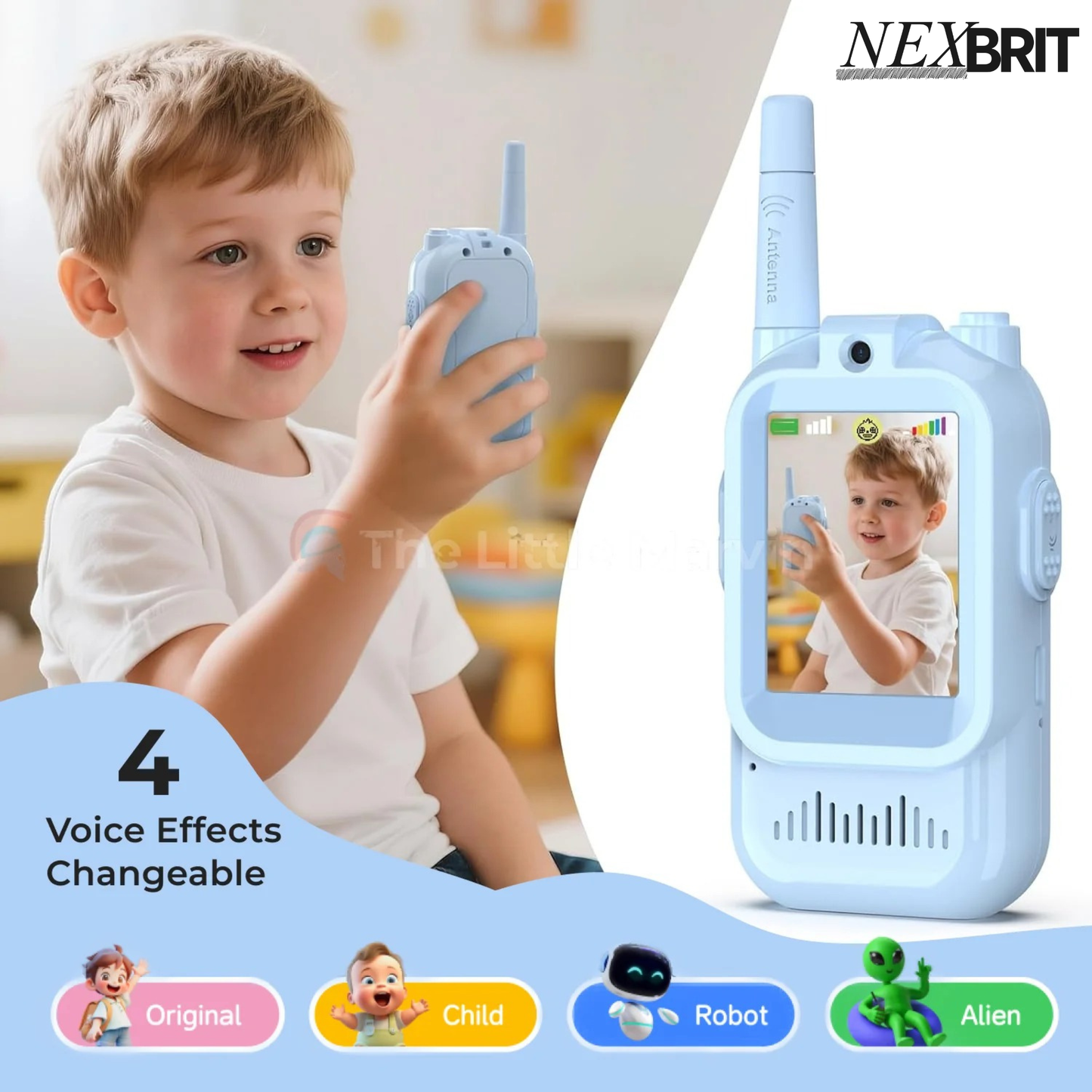 NEX BRIT™ Digital Walkie-Talkie