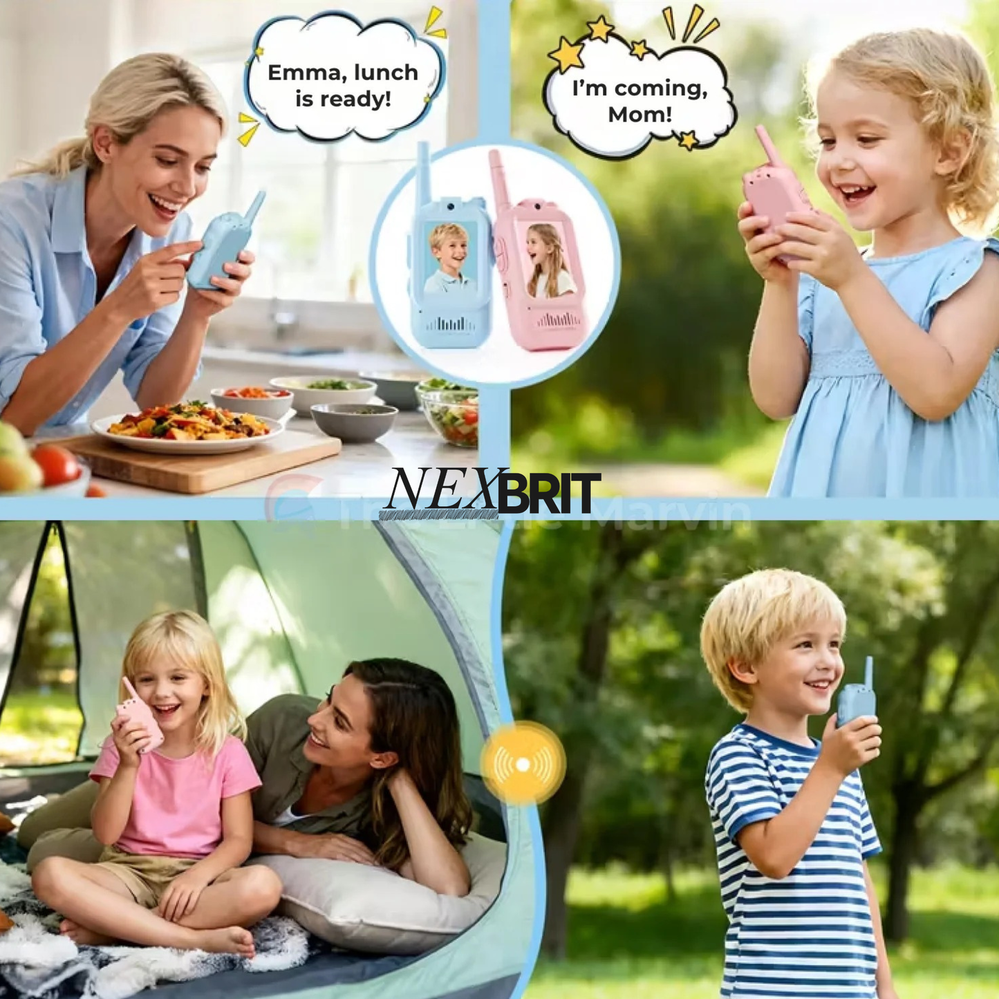 NEX BRIT™ Digital Walkie-Talkie