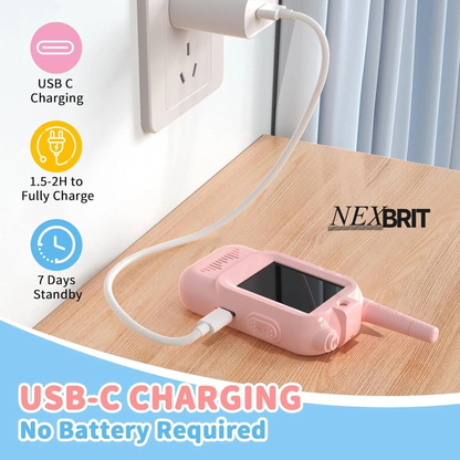NEX BRIT™ Digital Walkie-Talkie