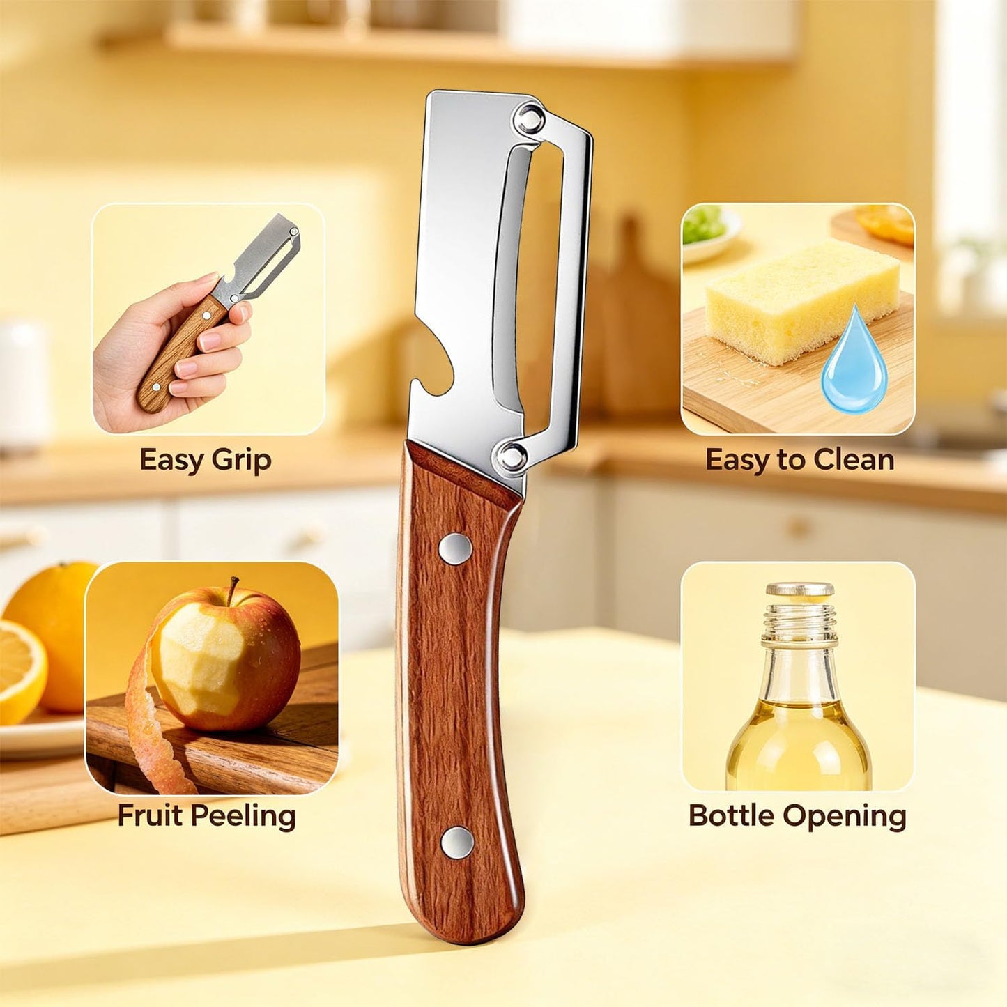 KitchenEase 2-in-1 Peeler Set