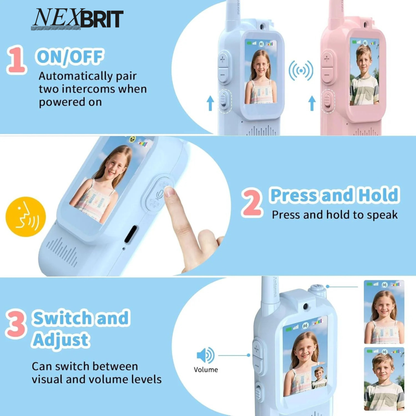 NEX BRIT™ Digital Walkie-Talkie