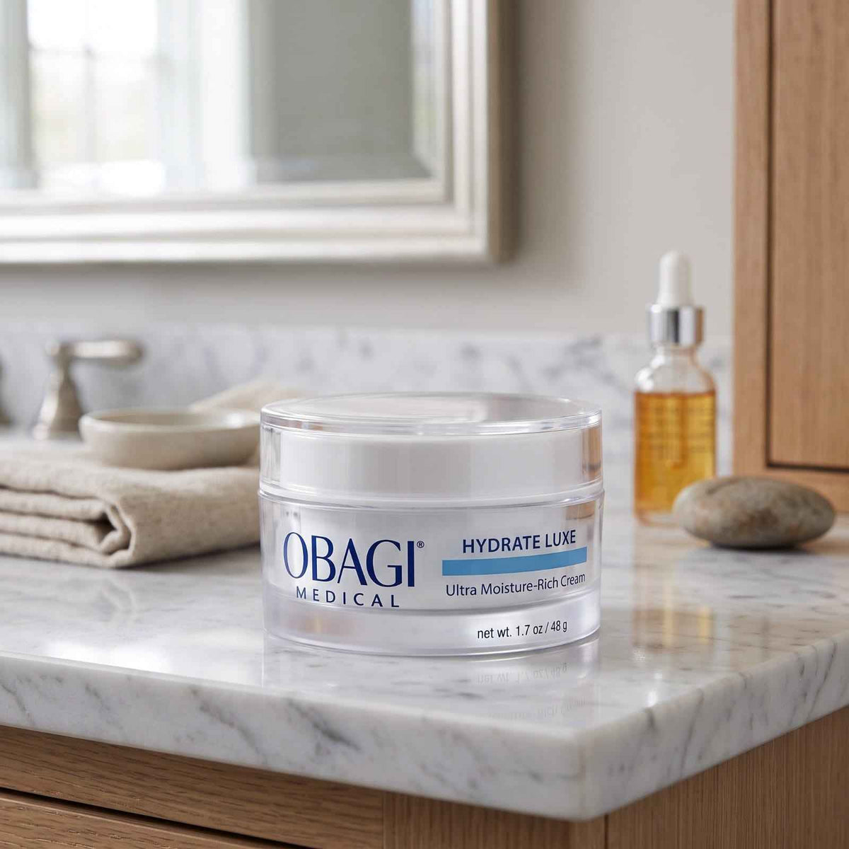Obagi Hydrate Luxe Moisture-Rich Cream 1.7 oz – Ultra Hydrating Facial Moisturizer