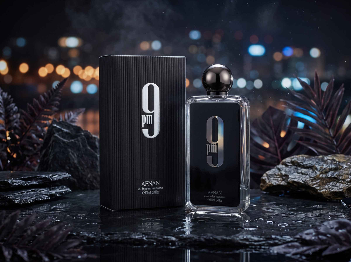 Afnan 9 PM Eau de Parfum Spray for Men – 3.4 oz / 100 ml