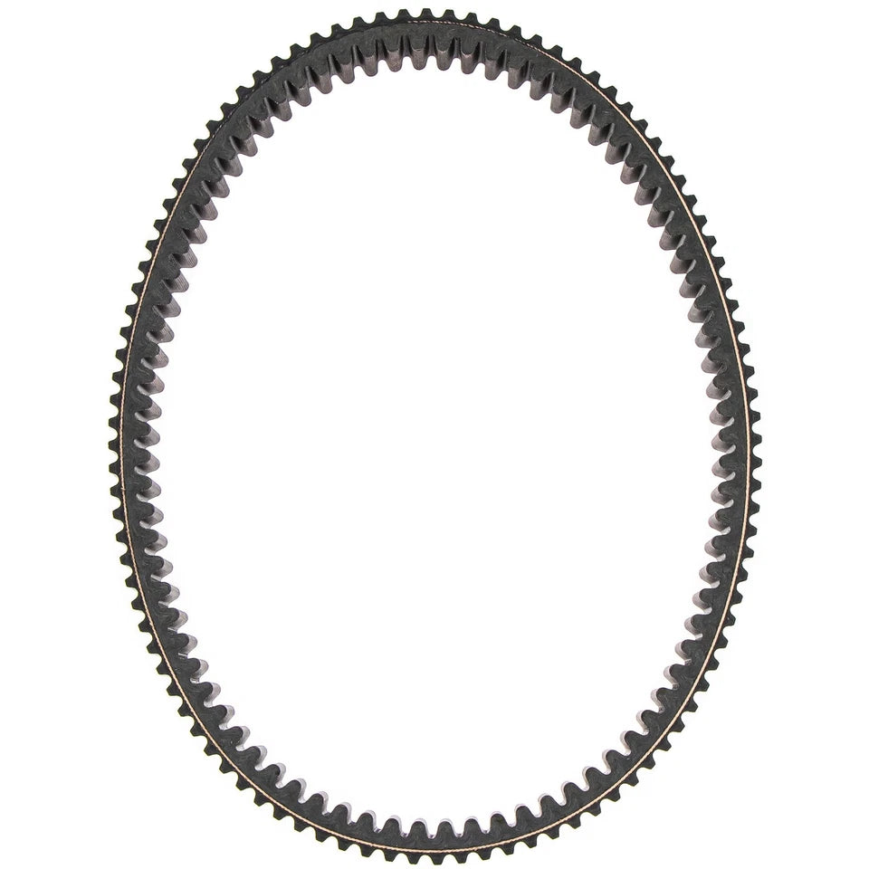 An oval metal sprocket or gear ring with teeth along the inner edge, shown on a plain white background.