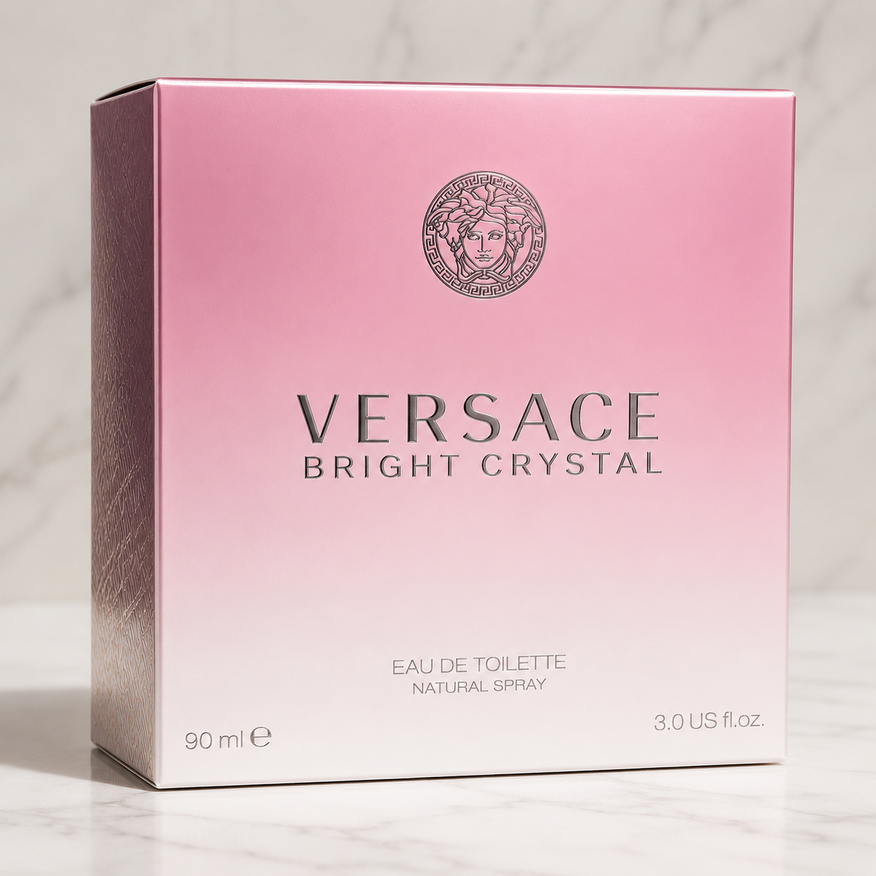 Versace Bright Crystal Eau de Toilette for Women 90ml / 3.0 oz Spray – Floral Fruity Fragrance