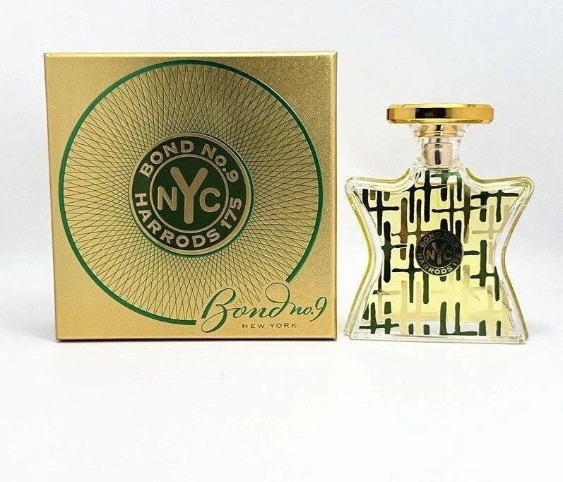 Bond No. 9 perfume bottle and packaging on a white background