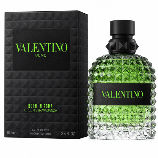 Valentino Uomo Born In Roma Green Stravaganza Eau de Toilette 100ml / 3.4 oz Men's Fragrance