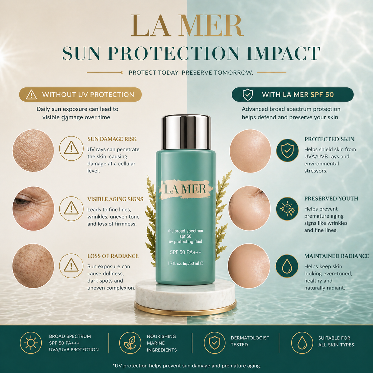 La Mer The SPF 50 UV Protecting Fluid (50ml / 1.7 fl. oz.)