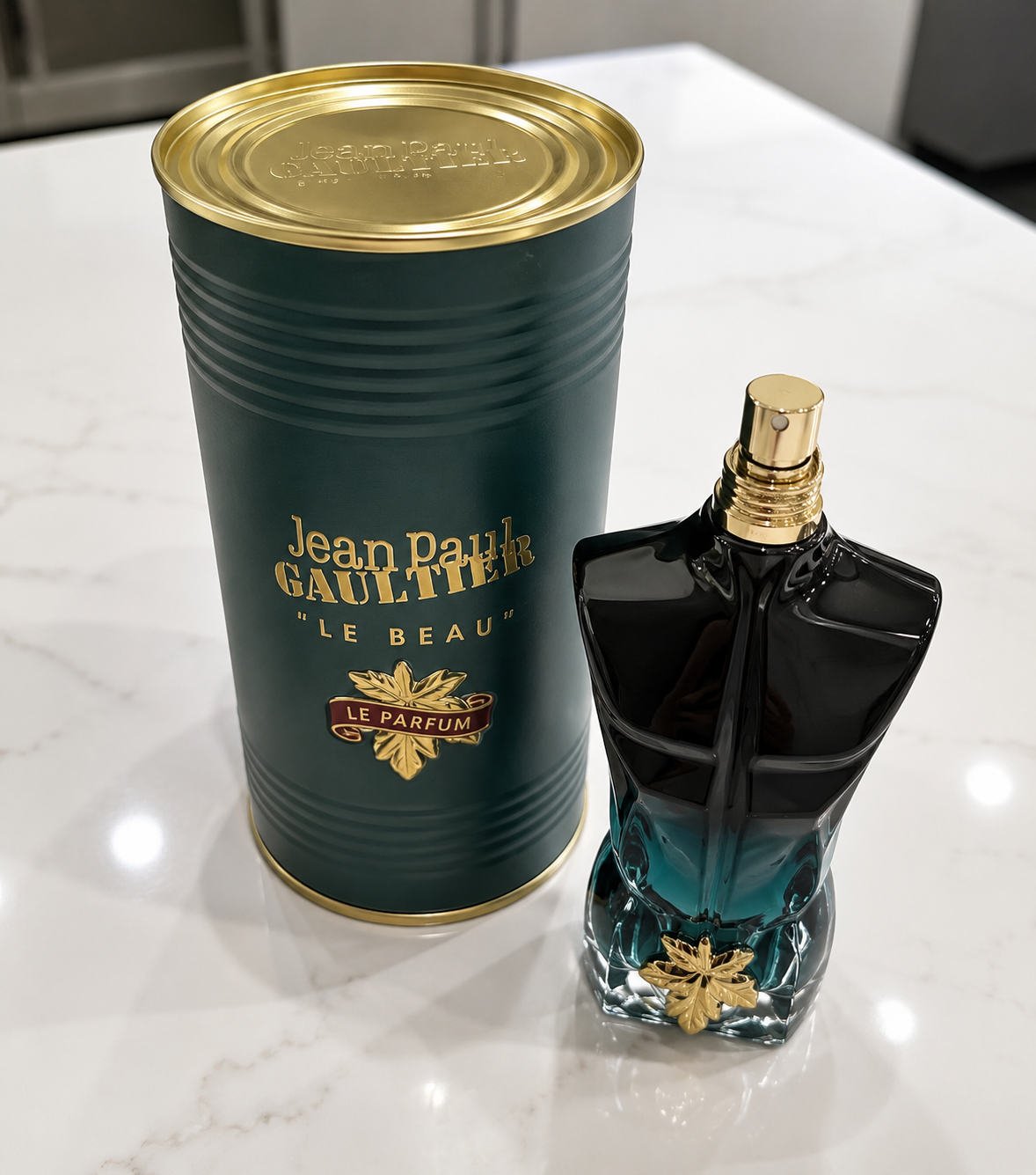 Jean Paul Gaultier Le Beau Le Parfum Eau de Parfum Intense for Men 125ml / 4.2 fl oz – Woody Amber Fragrance