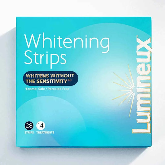 Lumineux Teeth Whitening Strips 28 Count | Natural Teeth Whitening | Enamel Safe