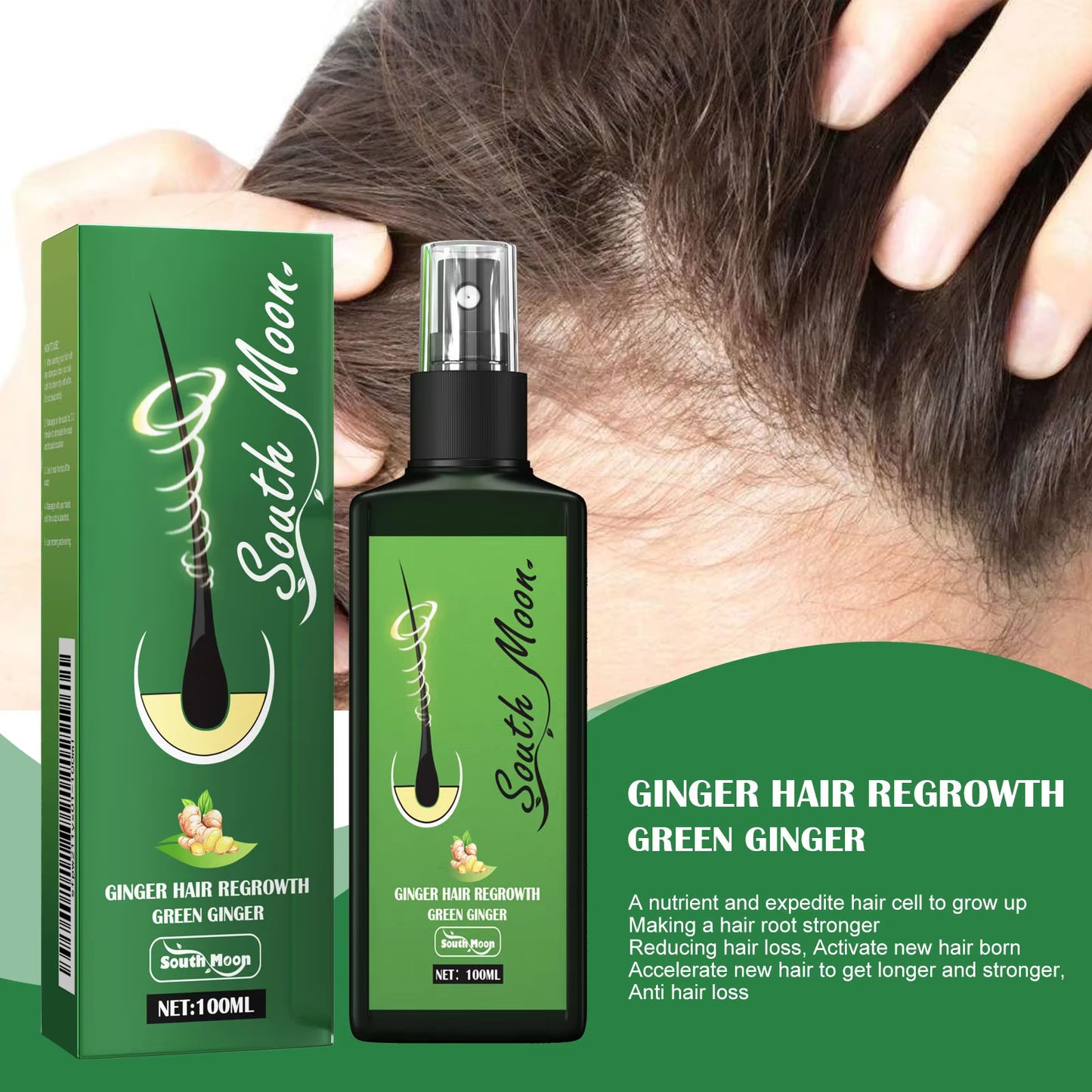 "NEX BRIT™ Ginger Hair Growth Spray"