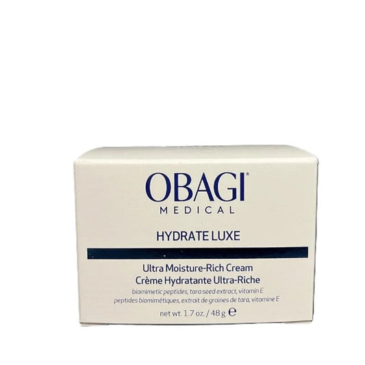 Obagi Medical Hydrate Luxe cream packaging on a white background