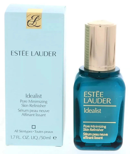 Estée Lauder Idealist skincare serum bottle and packaging on a white background