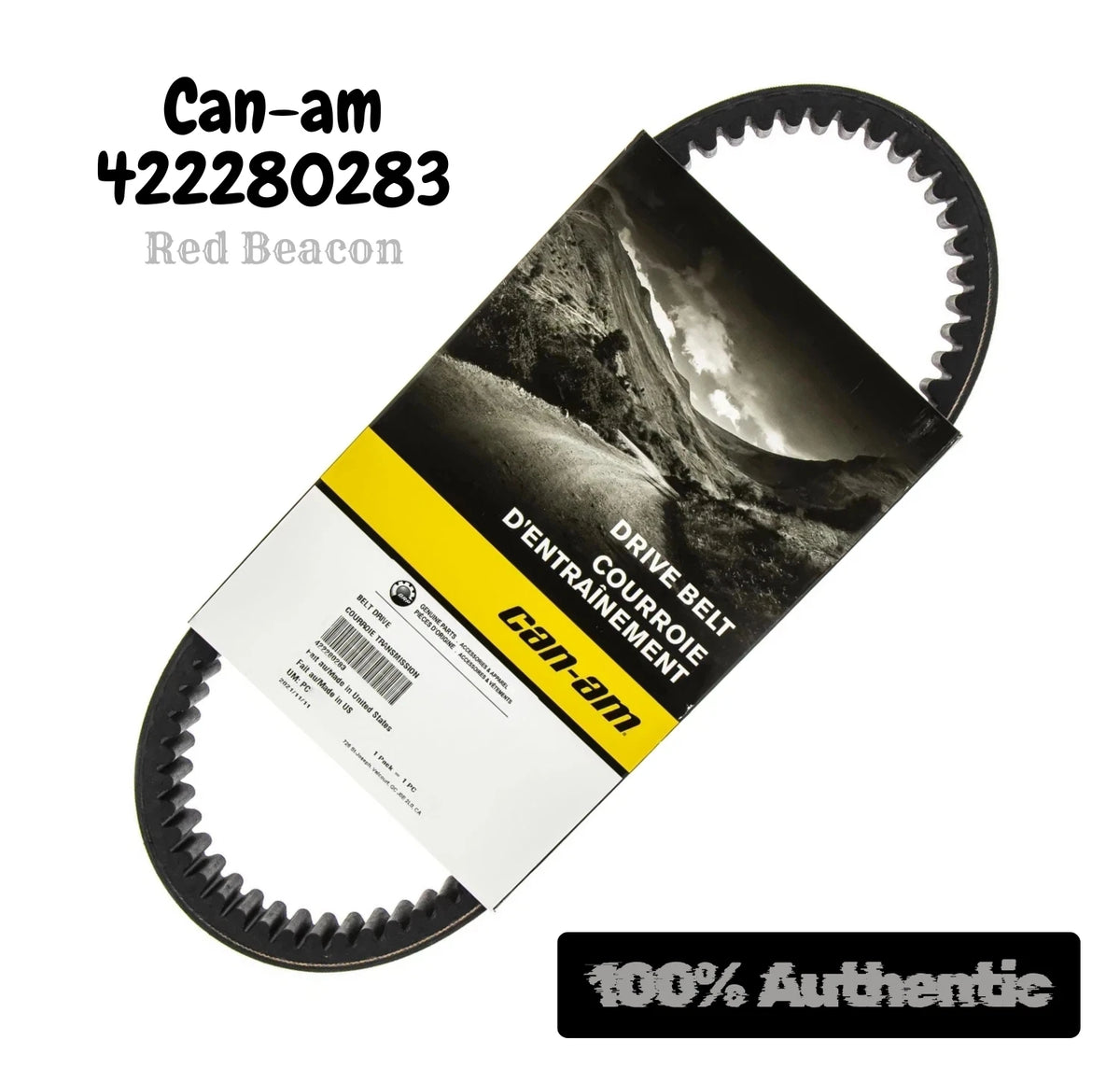 Can-Am Performance Drive Belt 283 #422280283 –OEM Replacement CVT Belt