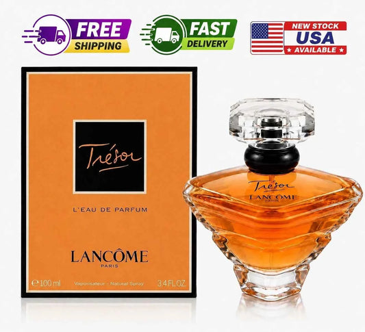 New Tresor by Lancome L'Eau De Parfum Spray for Women 3.4oz