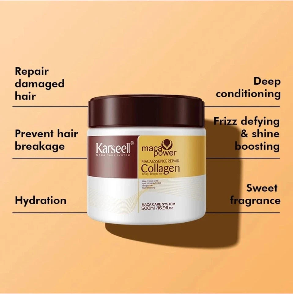 Karseell Hair Repair Mask with Argan Oil, Collagen & Keratin