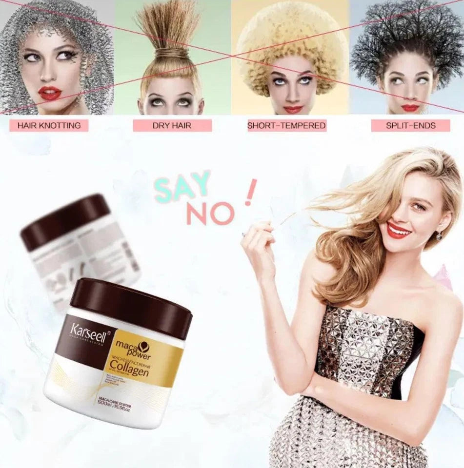 Karseell Hair Repair Mask with Argan Oil, Collagen & Keratin