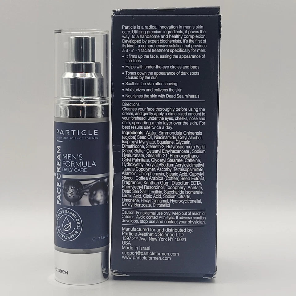 Particle FACE CREAM Men's Formula 6-in-1 Anti-Aging Moisturizer 1.7 oz