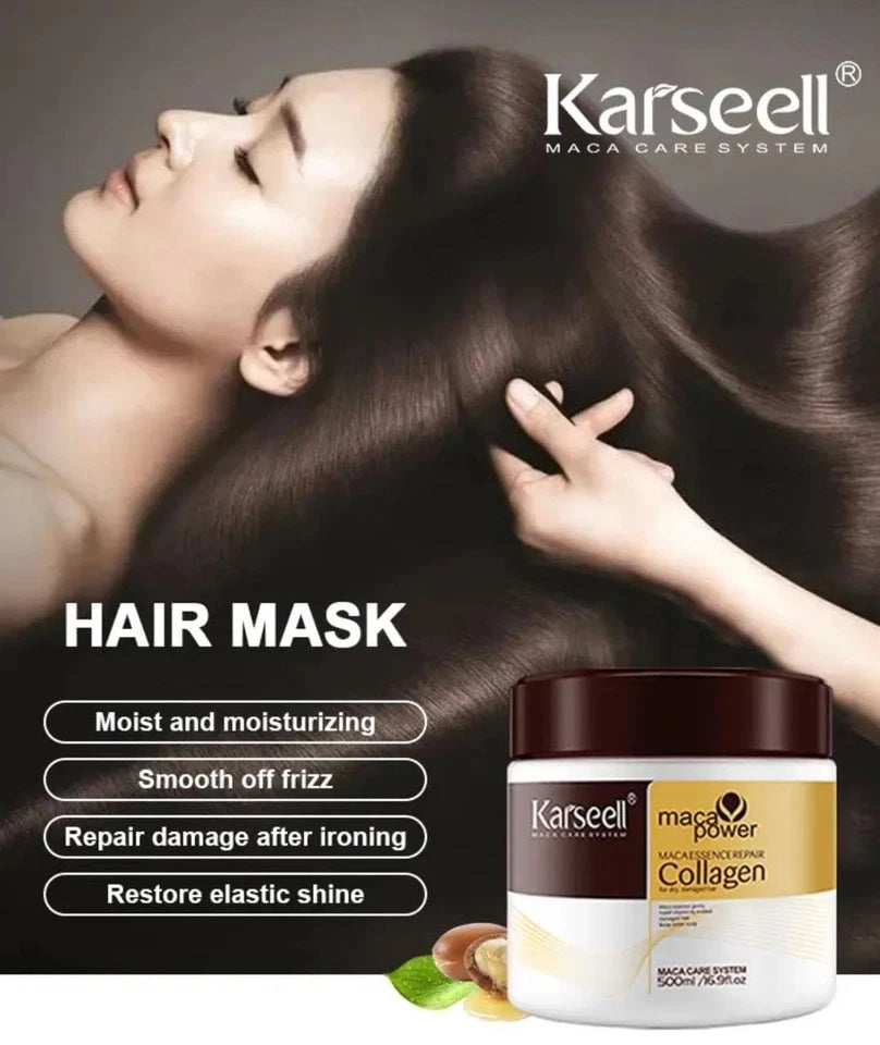 Karseell Hair Repair Mask with Argan Oil, Collagen & Keratin