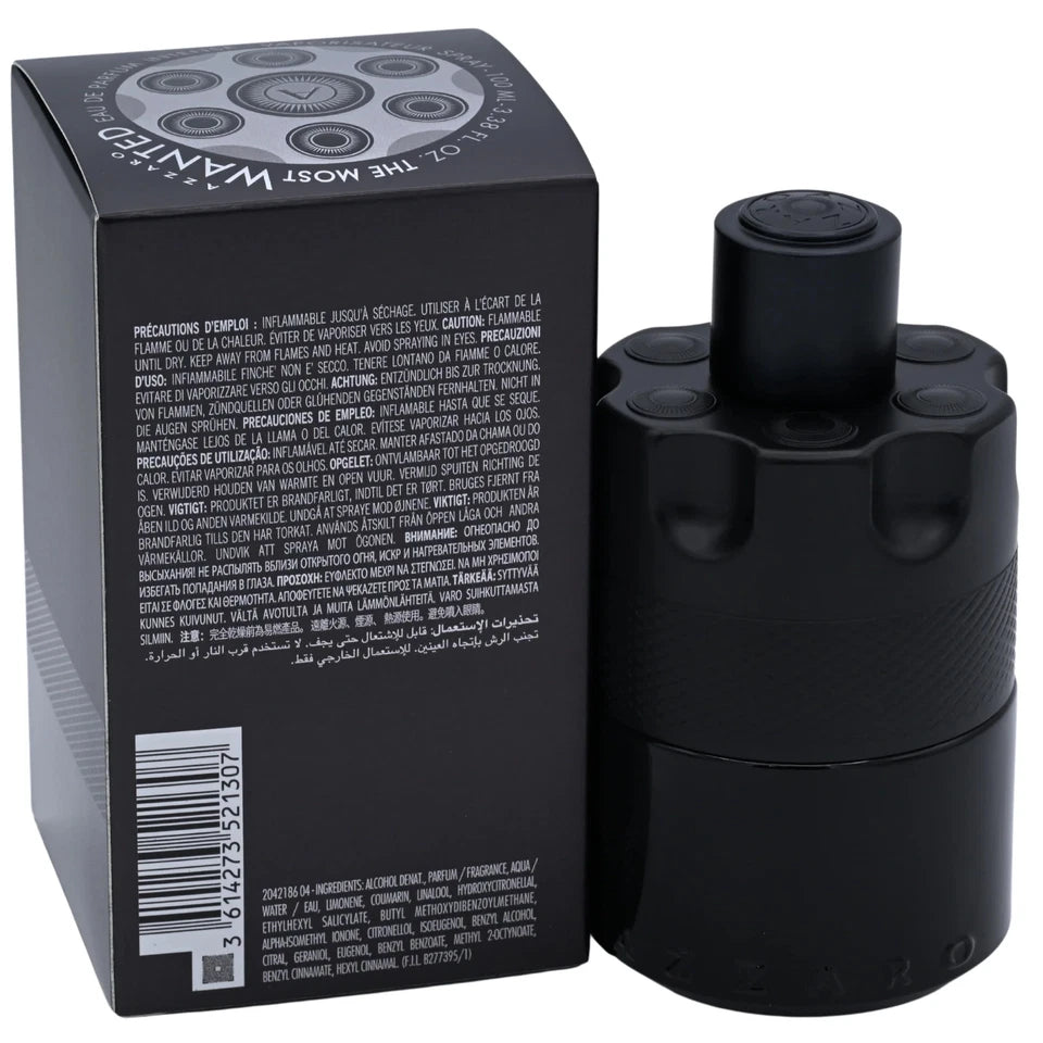 The Most Wanted by Azzaro cologne for men EDP intense 3.3 / 3.4 oz New in Box